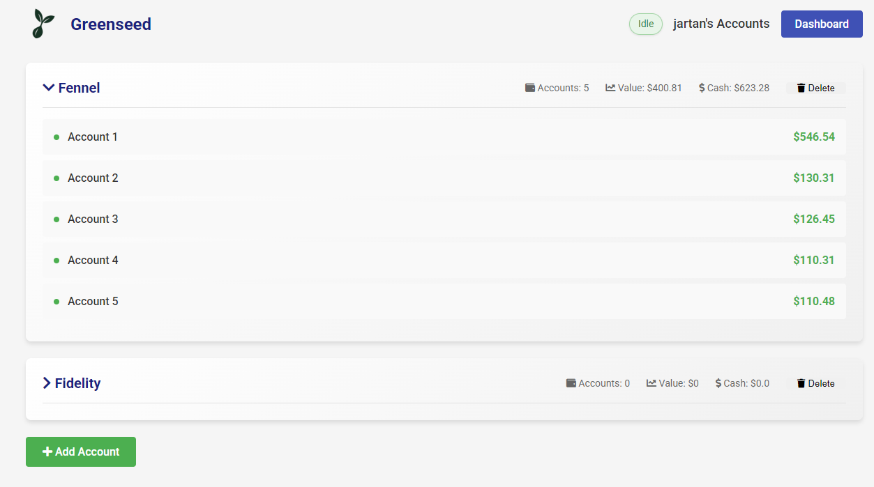 Greenseed Multi-Account Manager